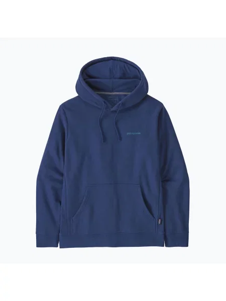Мъжки суитшърт Patagonia Boardshort Logo Uprisal Hoody clement blue синьо