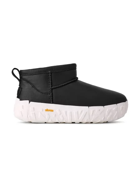 Велурени апрески UGG Cl Ultra Mini Wrap Tech Noir черно