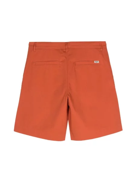Bermudy Maison Kitsune pomarańczowe