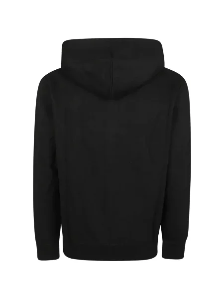 Fleece ριγέ polo Polo Ralph Lauren με αυτόγραφο μαύρο