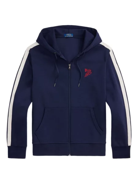 Ленени карирани чорапи Polo Ralph Lauren джобове на гърдите черно