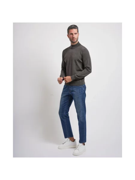 Sweter Gran Sasso wełniany szary
