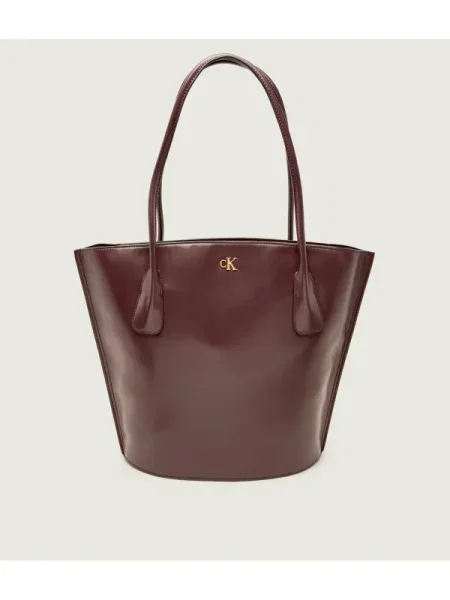 Geantă shopper Calvin Klein bordo