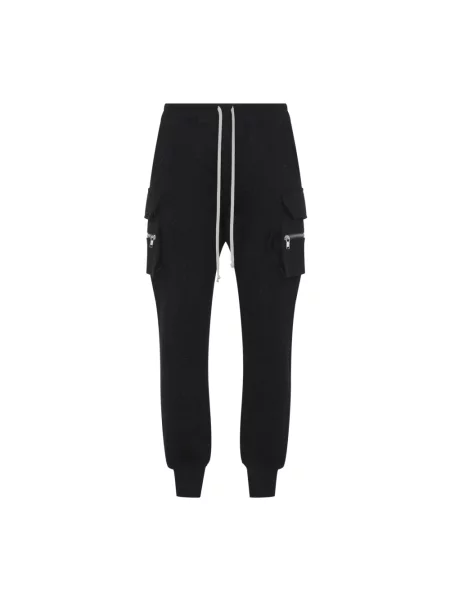 Spodnie cargo Rick Owens czarne