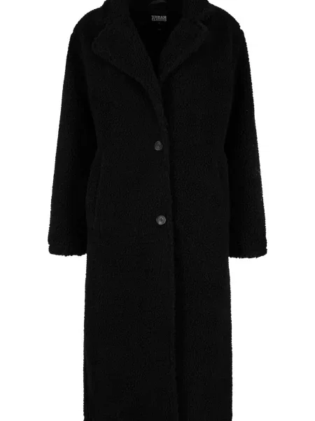 Urban Classics Palton de primăvară-toamnă negru