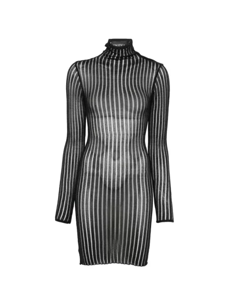 Rochie mini Dondup tricotate negru