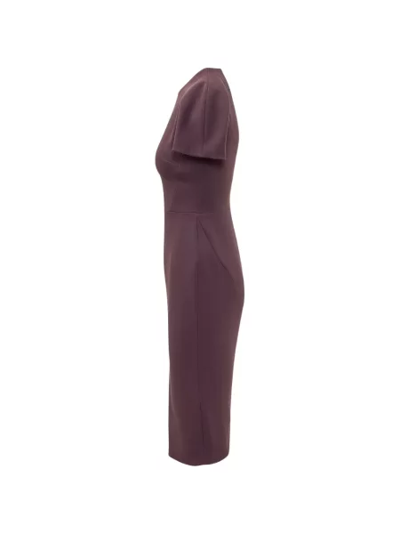 Rochie midi Victoria Beckham violet