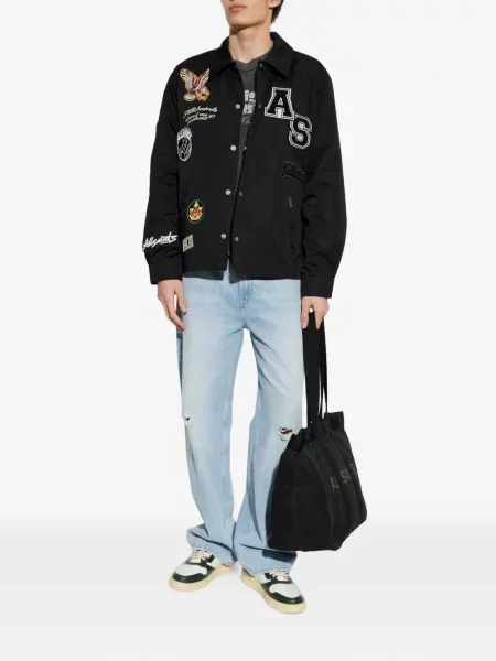 Tricou Allsaints cu imagine gri