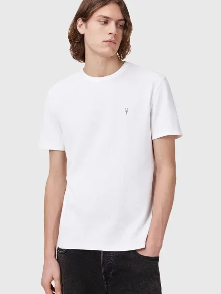 AllSaints tricou din ELLIS uni alb