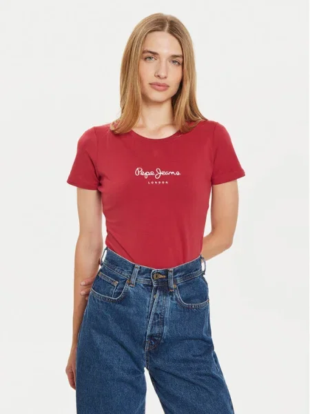 Tričko Pepe Jeans NEW VIRGINIA SS N biela