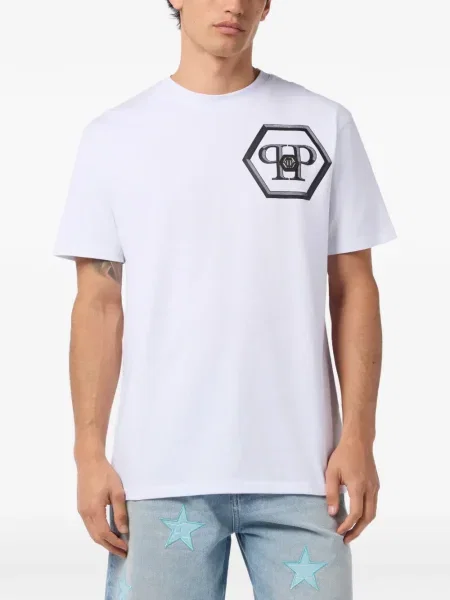 Tricou Philipp Plein alb