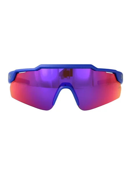 Okulary przeciwsłoneczne dziecięce Under Armour Levelup Jr S3 matte blue grey/infrared niebieskie