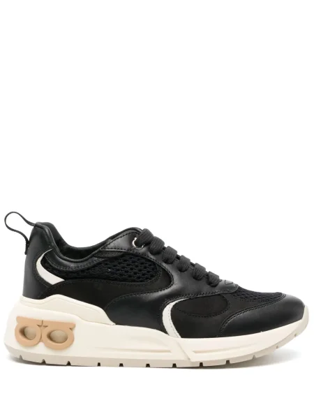 Sneakerși Ferragamo din piele negru