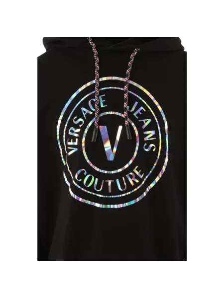 Bluza z kapturem Versace czarna