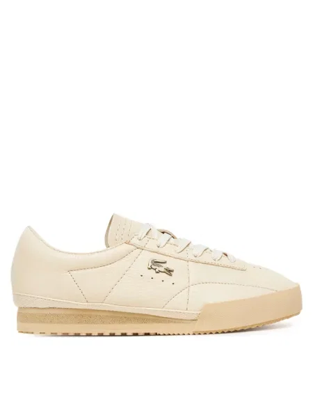 Sneakersy Lacoste beżowe