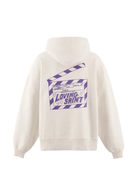 Hoodie Saint Mxxxxxx με σχέδιο λευκό