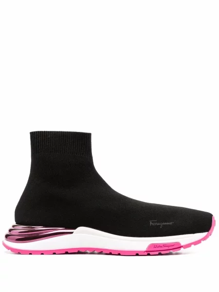 Sneakerși Ferragamo negru