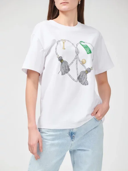 Футболка Moschino белая