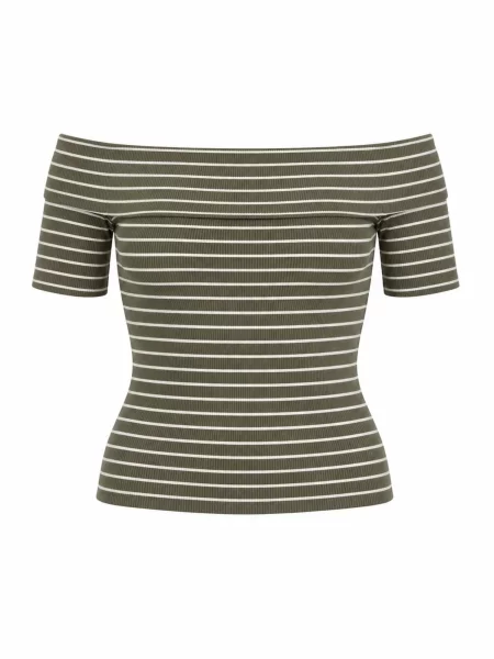 Alexa Dash Tričko krémová / khaki