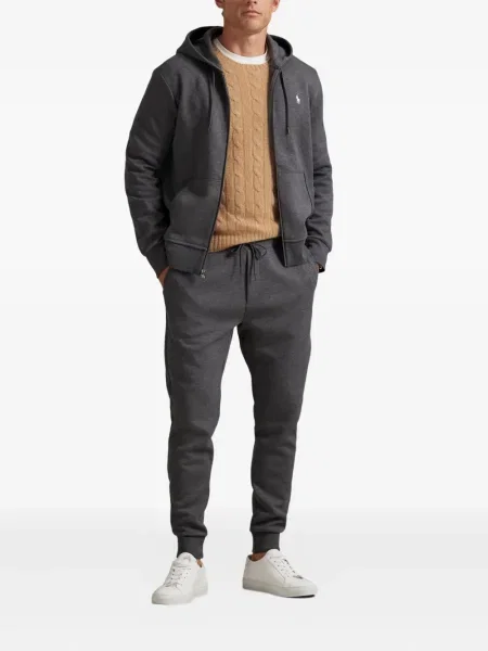 Μικρός κασκέτο Polo Ralph Lauren με χαμηλή μέση υφαίνω διαγωνίως πράσινο