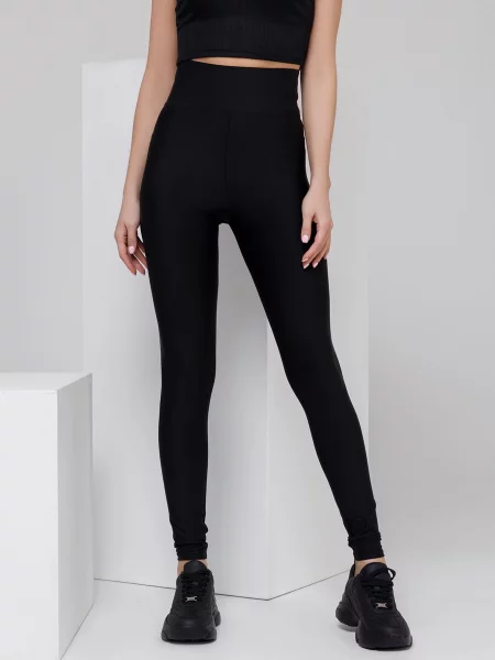 ISSA Plus Легінси спортивні Фліс чорний