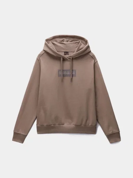 Худі Napapijri тауп бавовна/поліестер