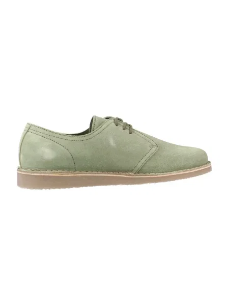 Pantofi Fred Perry din piele de căprioară verde