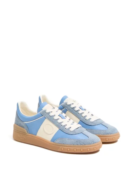 Δερμάτινα sneakers Valentino Garavani μπλε