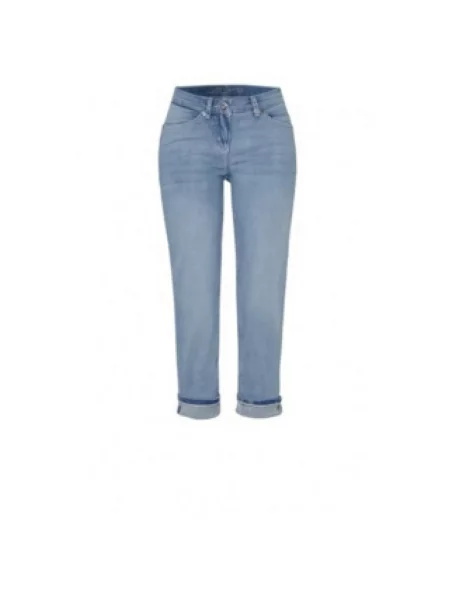 Jeansy straight leg Toni Dress retro niebieskie