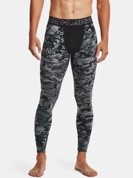 Legíny Under Armour s potlačou čierna
