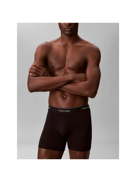 Calvin Klein Underwear Boxeri bej / bleumarin alb negru
