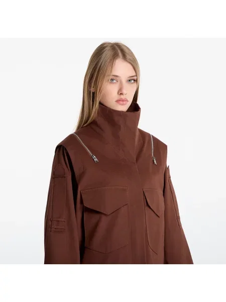 Μπουφάν AllSaints Leighton Jacket Penny Brown M καφέ