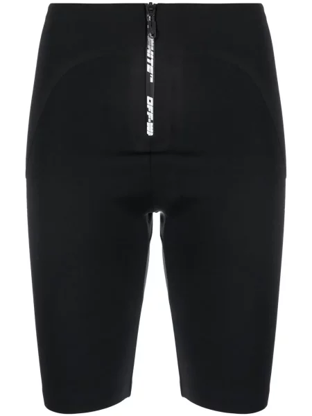 Pantaloni scurți Off-white cu imagine alb