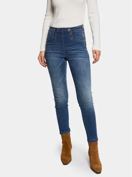Morgan Traperice Skinny Fit plava