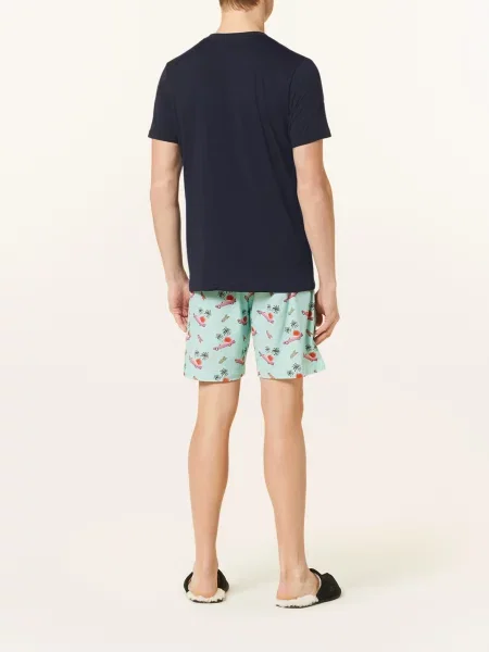 Mey Pyžamové Tričko Série Dry Cotton Colour tmavě modrá
