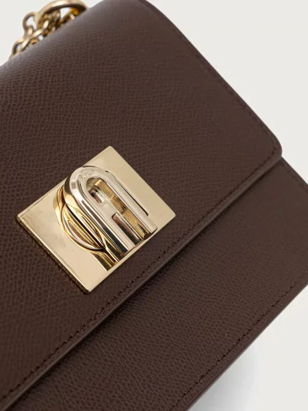 Кожаная сумка через плечо Furla