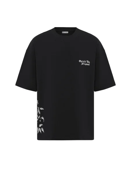 Dandalo Tricou Jeffrey negru alb