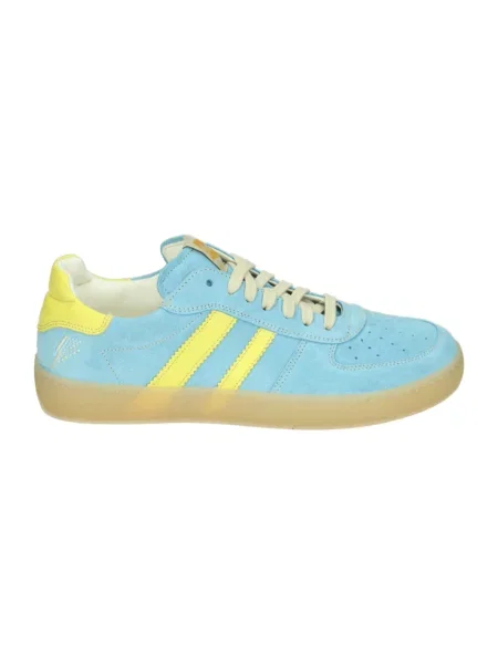 Sneakersy Ocra zamszowe niebieskie