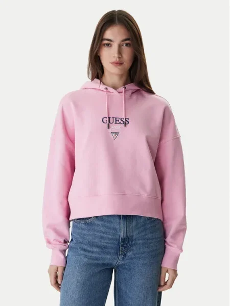 Guess Jeans Pulóver rózsaszín