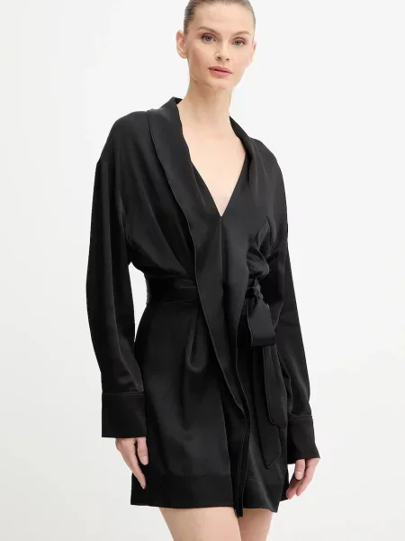 Victoria Beckham rochie mini drept negru