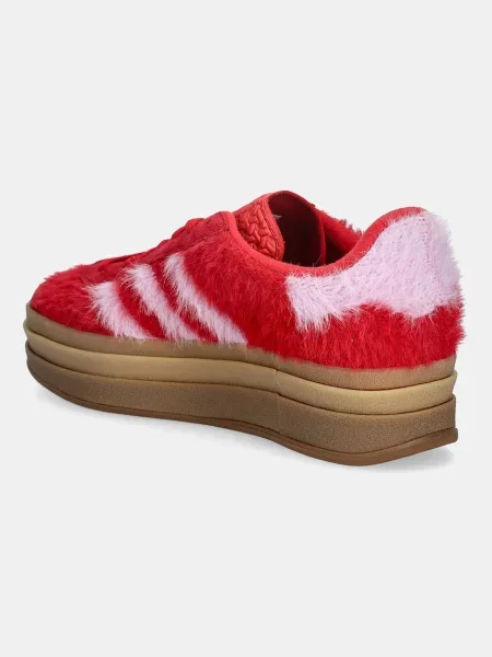 Sneakers adidas Gazelle Bold W Better Scarlet/ Bliss Lilac/ Gold Metallic EUR 39 piros