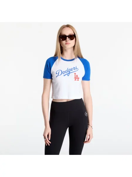 Póló Sporty & Rich Dodgers Serif Baby Baseball Tee White/ Team Blue M fehér