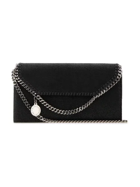 Stella McCartney FALABELLA CONTINENTAL portfel czarny