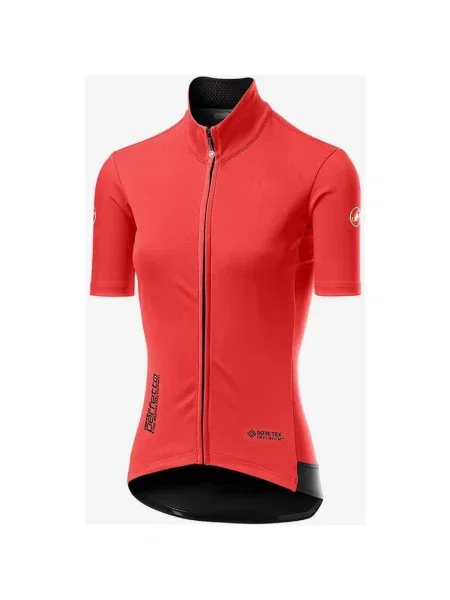 Koszulka Castelli Perfetto Light RoS GORE-TEX INFINIUM™ Rosso Corsa z krótkim rękawem różowa XS czerwona