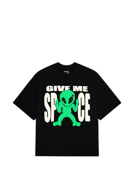 Tricou Broken Planet cu imagine negru