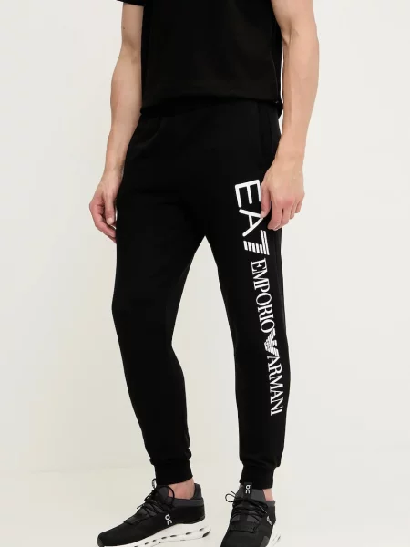 Emporio Armani Долнище анцуг черен