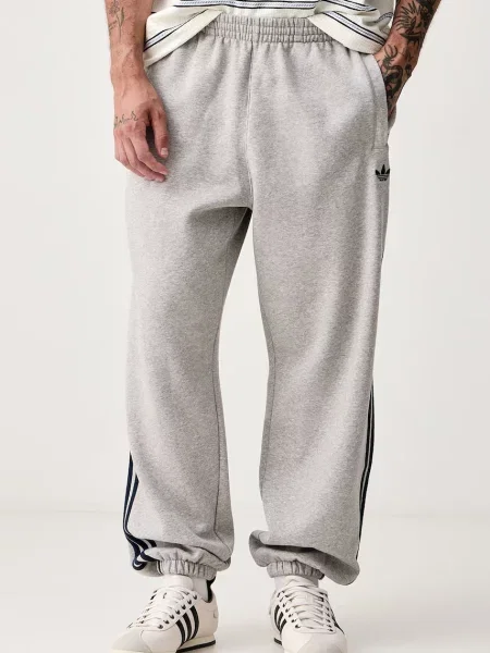 Adidas Originals спортен панталон мъжки с Adicolor сиво