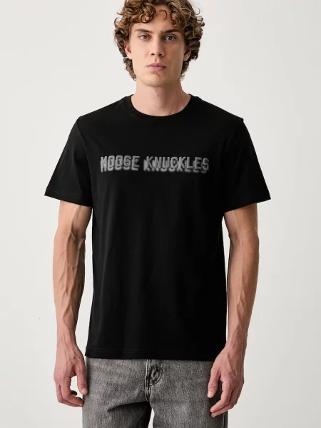 Moose Knuckles Póló Shadow Logo fekete