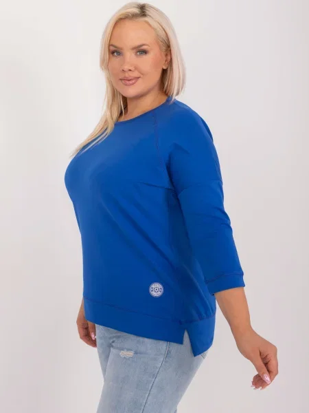 Bluză Fashionhunters albastru