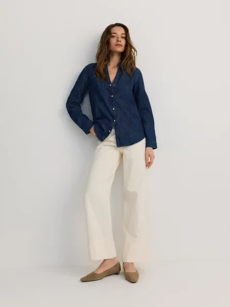 Джинсы Reserved бежевые